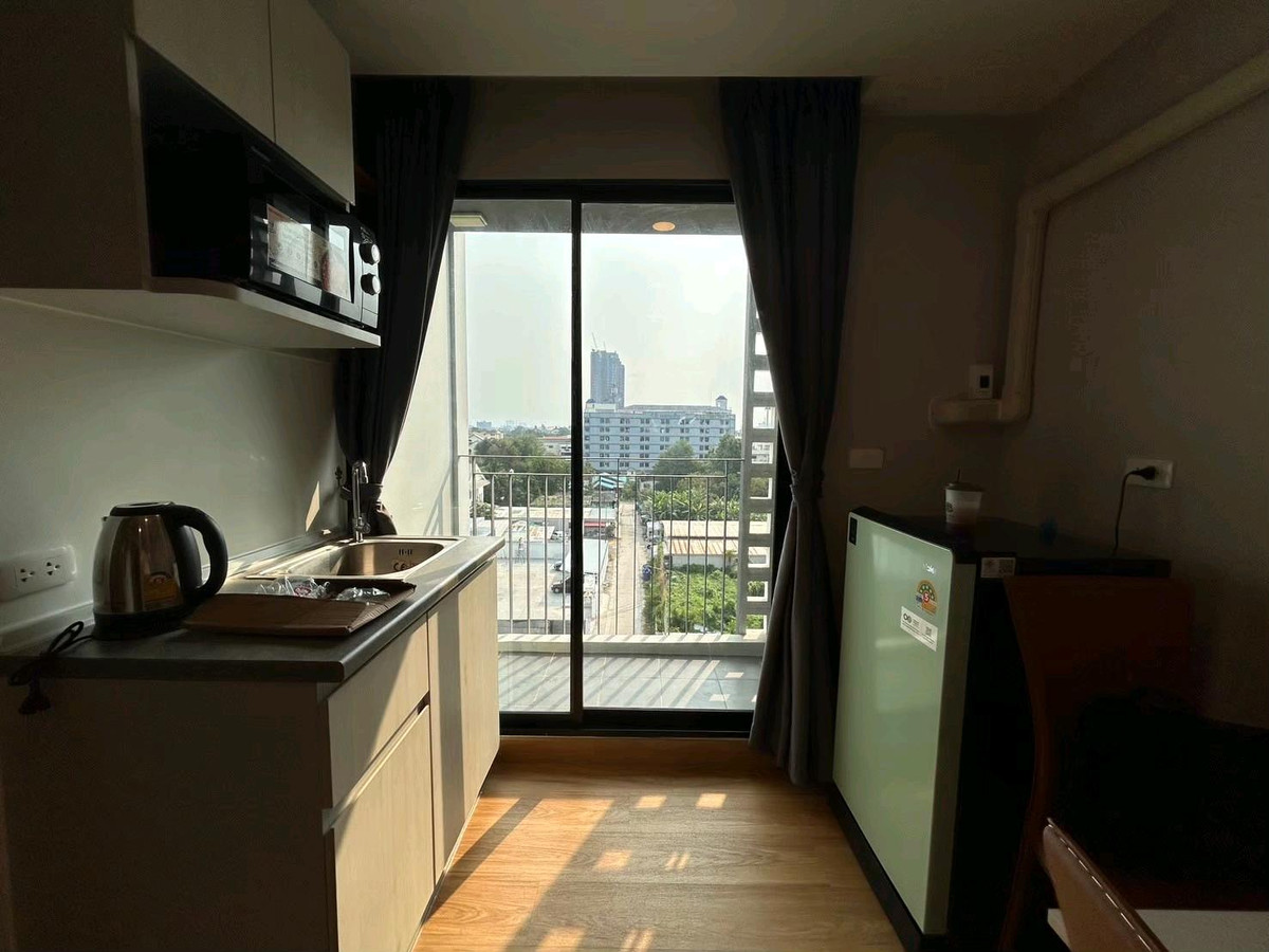 For RentCondoSamut Prakan,Samrong : Urgent for rent, condo next to the Yellow Line, Sri Bearing Station