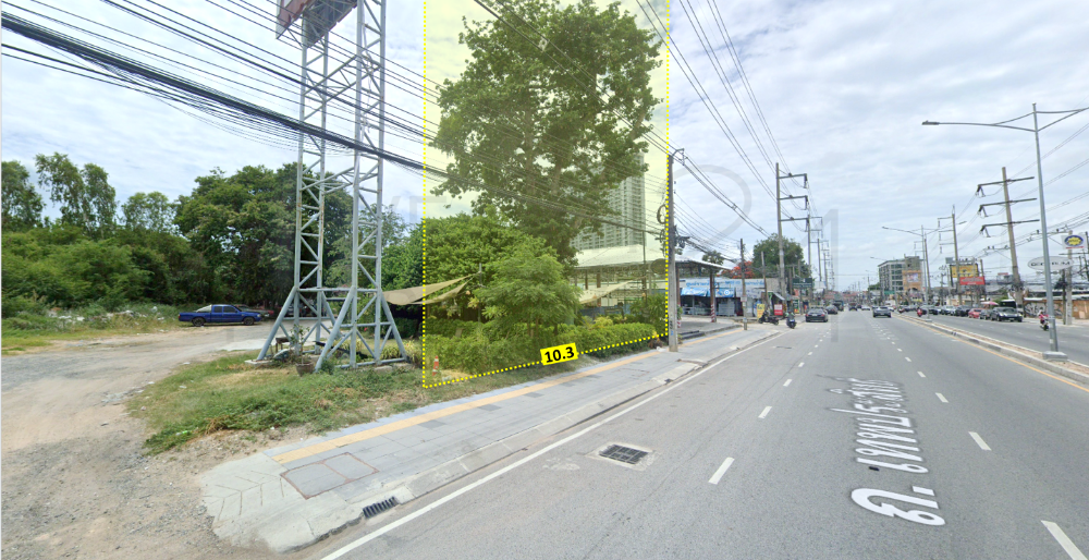 ขายที่ดินพัทยา บางแสน ชลบุรี สัตหีบ : ขายที่ดิน พัทยา ริมถนน เทพประสิทธิ์ 7 ไร่ 出售土地，芭堤雅市，面积7莱。