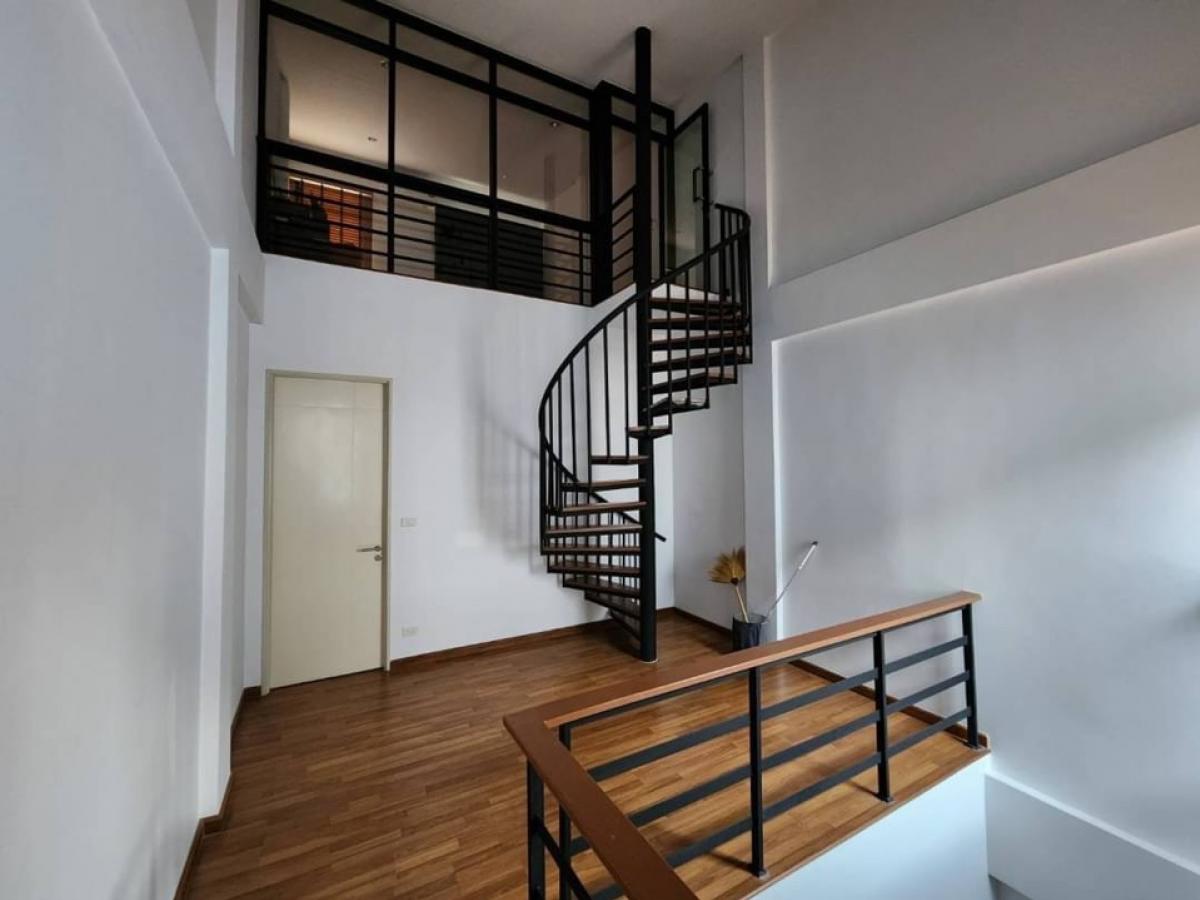 For SaleTownhomeChaengwatana, Muangthong : 📢👇 3.5-storey townhome, 4-meter wide frontage at HAUS 35 Chaengwattana, next to the central garden, near Muang Thong Thani, Central Chaengwattana, Muang Thong Thani, Bangkok Government Center