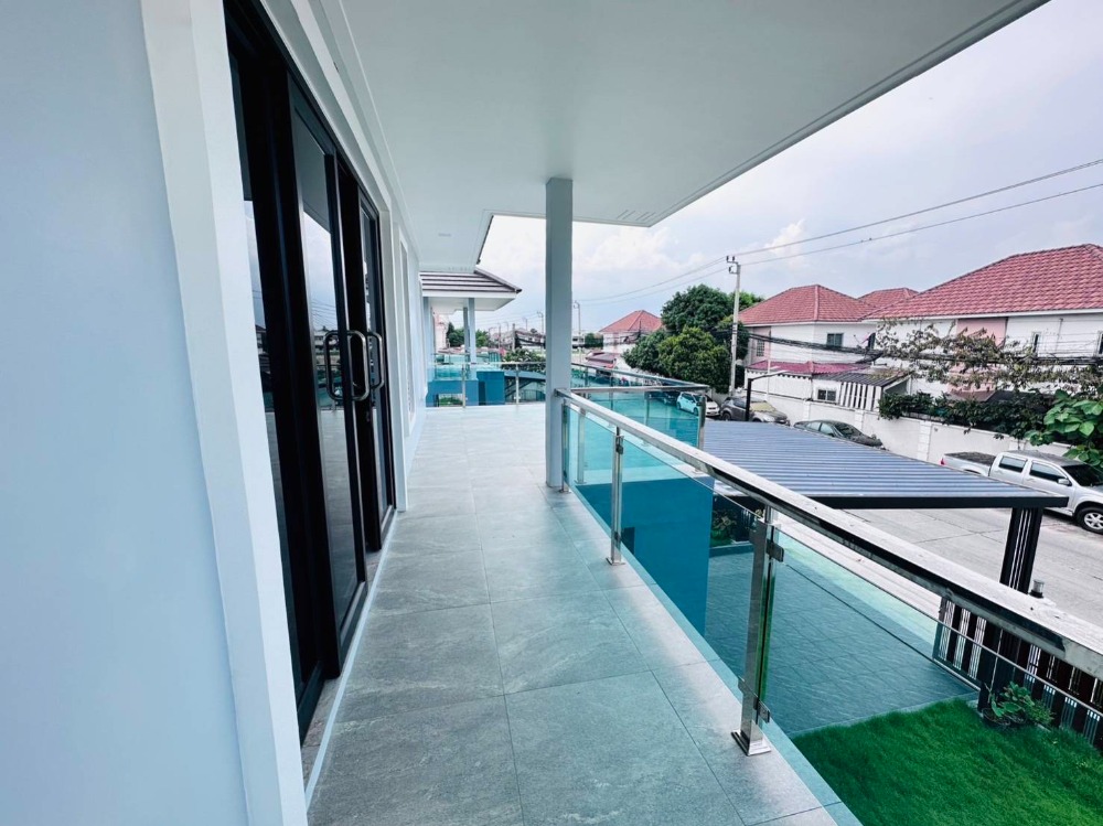 ขายบ้านลาดกระบัง สุวรรณภูมิ : ขายด่วน บ้านเดี่ยว 2 ชั้น โครงการสวนหลวงวิลล์ 75 ตรว. ใกล้สนามบินสุวรรณภูมิ