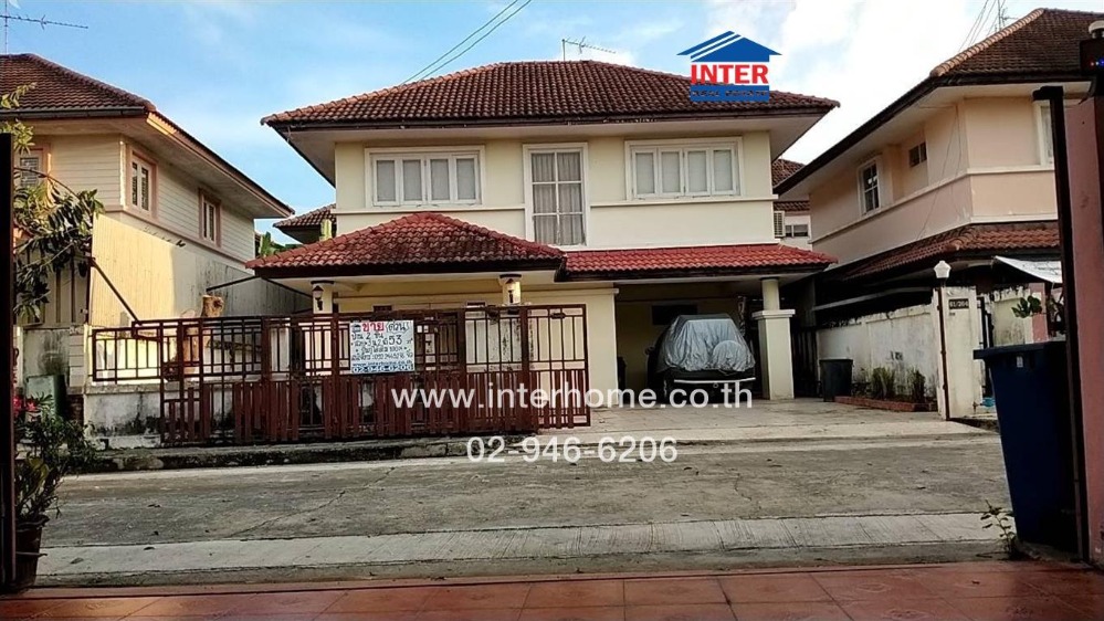 ขายบ้านมีนบุรี-ร่มเกล้า : บ้านเดี่ยว 2 ชั้น 53 ตร.ว. หมู่บ้านโรยัลปาร์ควิลล์ สุวินทวงศ์ ซอยสุวินทวงศ์44 (โซนบงกช ซอย 8/6 ) ถนนรามอินทรา เขตหนองจอก กรุงเทพมหานคร
