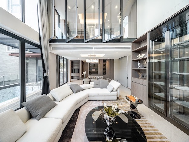 For RentHouseSathorn, Narathiwat : For Rent Ultra-Luxurious Detached Pool Villa, 4.5 Stories in the Heart of the Central Business District at Anina Villa Sathorn-Yenakart, 59.5 Sq. Wah, Near Khlong Toei MRT Station on the Blue Line!