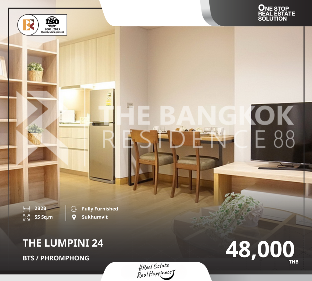 For RentCondoSukhumvit, Asoke, Thonglor : the lumpini 24, beautiful unit, high floor, near bts phrom pong