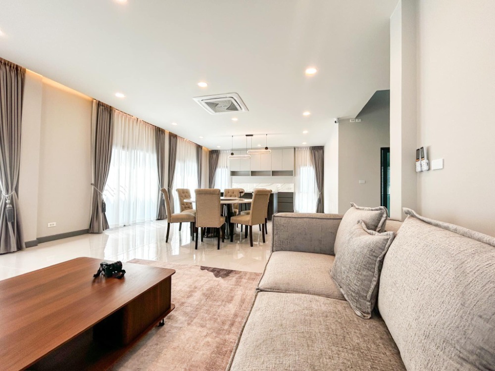 For RentHouseBangna, Bearing, Lasalle : ✨ House for rent, The City Bangna (new project), detached house, 5 bedrooms | 6 bathrooms Fully Furnished next to Mega Bangna