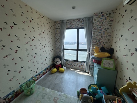 For SaleCondoSamut Prakan,Samrong : Condo for sale, Knightsbridge Sky River Ocean, river view room, large room, high floor, beautiful view, inexpensive price, selling below appraisal price