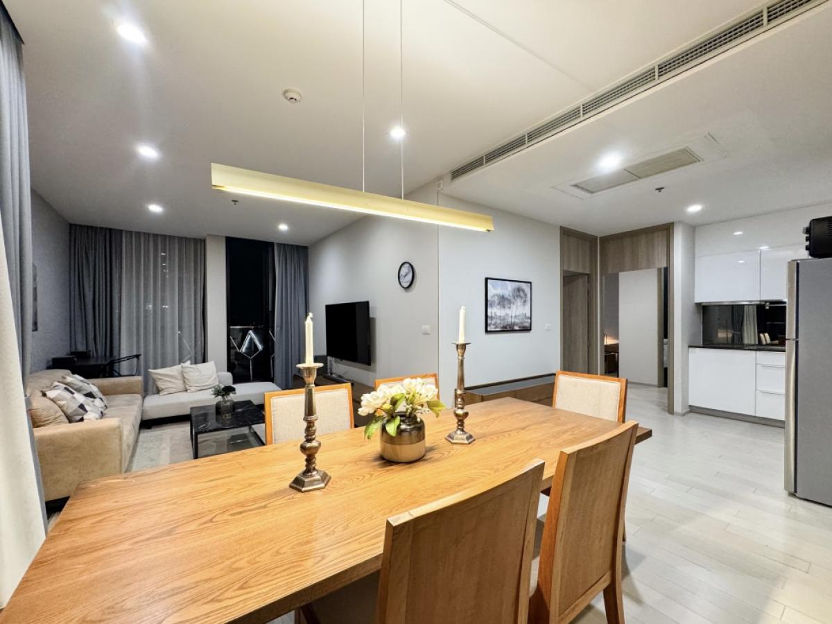 For RentCondoWitthayu, Chidlom, Langsuan, Ploenchit : ▲ 0 meters from BTS Phloen Chit ▲ Special 3 Bedroom Type | Floor 40++ | 120 sq.m.