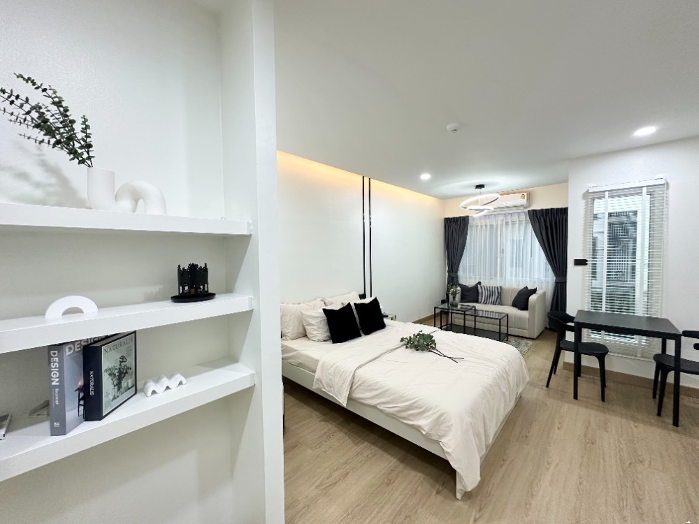 ขายคอนโดอ่อนนุช อุดมสุข : ห้องสวย Renovate ใหม่ พร้อมอยู่ ขายคอนโด Aspace Sukhumvit 77 ระหว่าง BTS อ่อนนุช และ MRT ศรีนุช