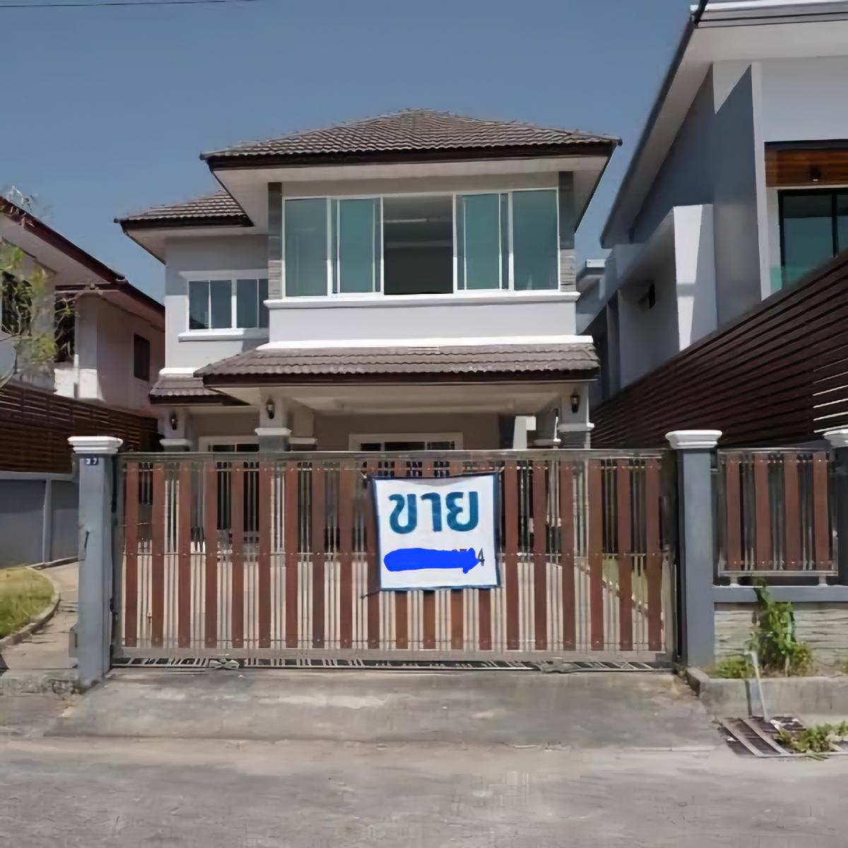 ขายบ้านหาดใหญ่ สงขลา : ขายบ้านเดี่ยว 2 ชั้น  75 ตรว.  3 ห้องนอน 4 ห้องน้ำ หมู่บ้านทานตะวัน ใกล้แก้มลิง มอ. หาดใหญ่