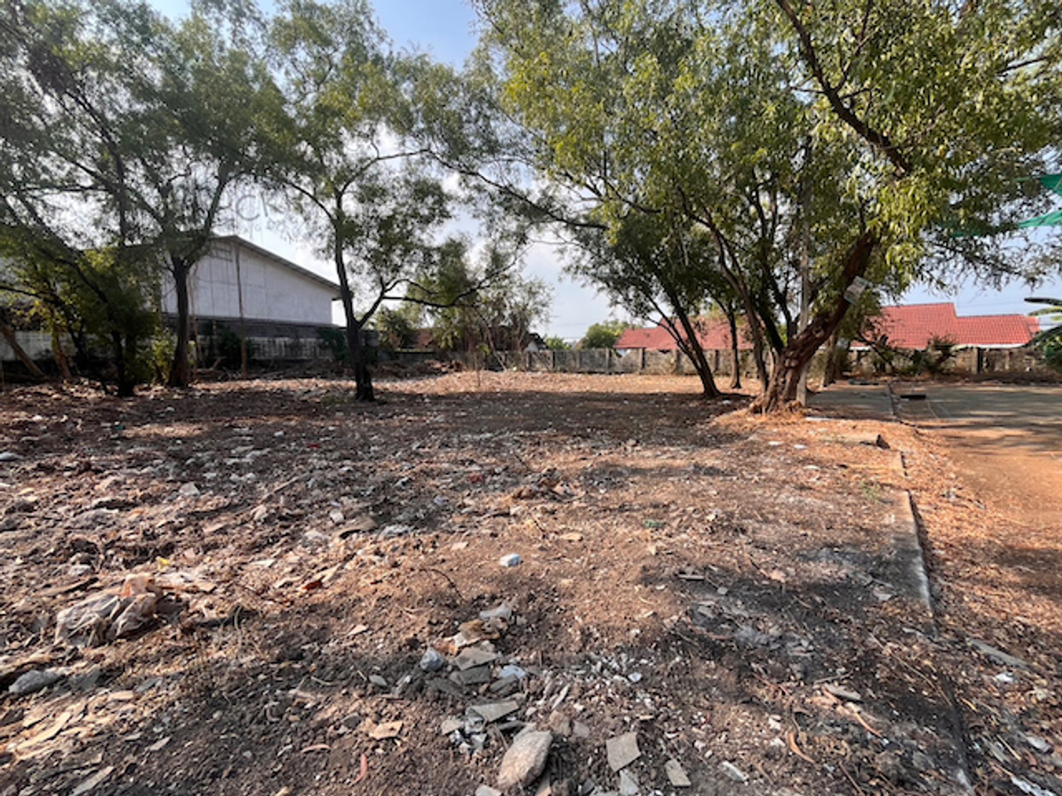 For SaleLandPathum Thani,Rangsit, Thammasat : Vacant land, Lam Luk Ka, Khlong 4, yellow urban plan, can be used as a warehouse or medium-sized factory.