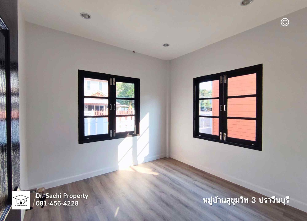 For SaleHousePrachin Buri : Detached house, new renovated near the clock 304, Rojana Prachinburi