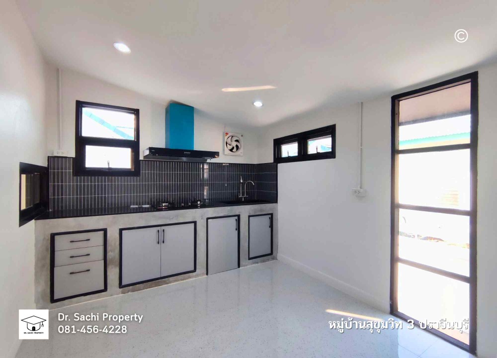 For SaleHousePrachin Buri : Detached house, new renovated near the clock 304, Rojana Prachinburi