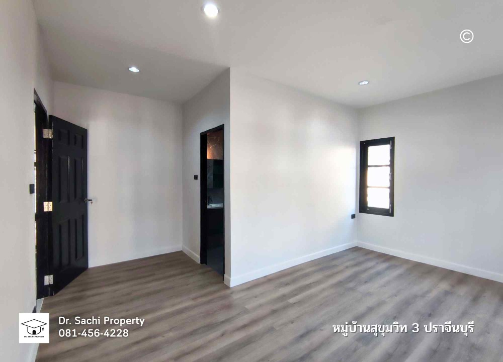 For SaleHousePrachin Buri : Detached house, new renovated near the clock 304, Rojana Prachinburi