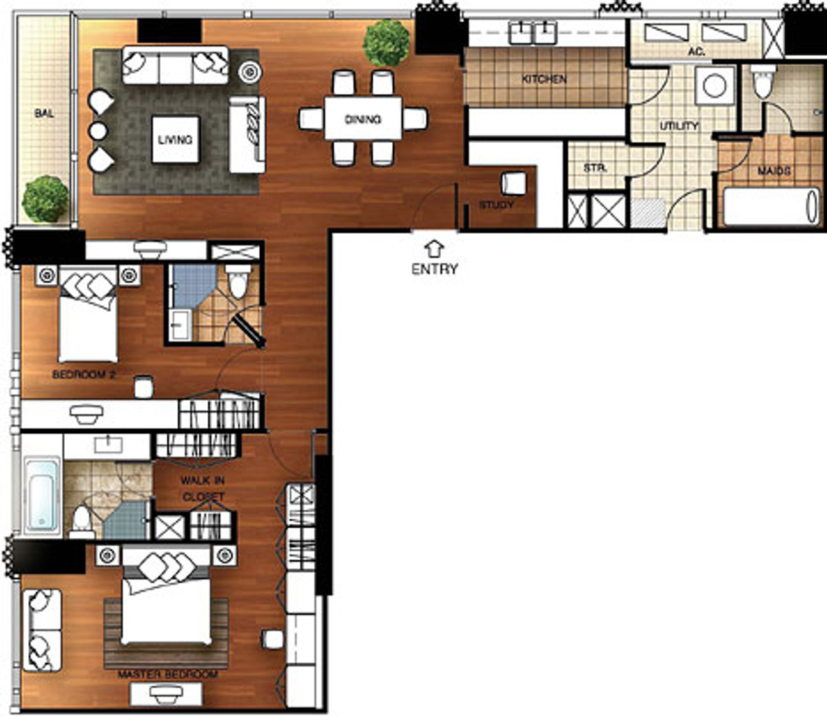 ให้เช่าคอนโดวิทยุ ชิดลม หลังสวน : Athenee Residence: 2bed 2bath+ maid 132.38sqm. 120,000/mth Am: 0849429988
