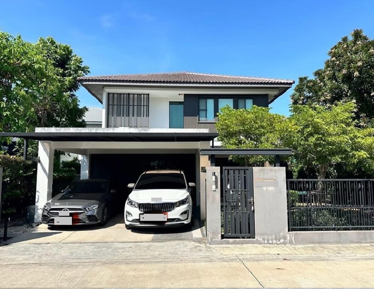 ให้เช่าบ้านบางนา แบริ่ง ลาซาล : For Rent ให้เช่าบ้านเดี่ยว 2 ชั้น หมู่บ้านมัณฑนา บางนา กม.7 ซอยราชวินิธบางแก้ว บ้านสวยมาก เฟอร์นิเจอร์ครบ Fully Furnished / แอร์ทั้งหลัง อยู่อาศัย