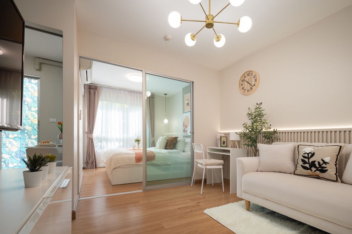 For SaleCondoVipawadee, Don Mueang, Lak Si : 🌷 Den Vibhavadi Condominium 🏢 Condo near Don Mueang Airport