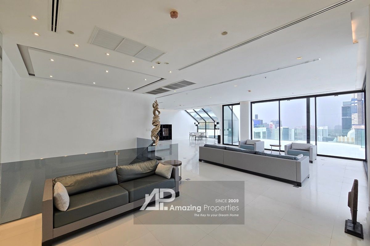 For SaleCondoSathorn, Narathiwat : Duplex Penthouse for sale in Sathorn | huge wrap around balcony | MUST SEE!
