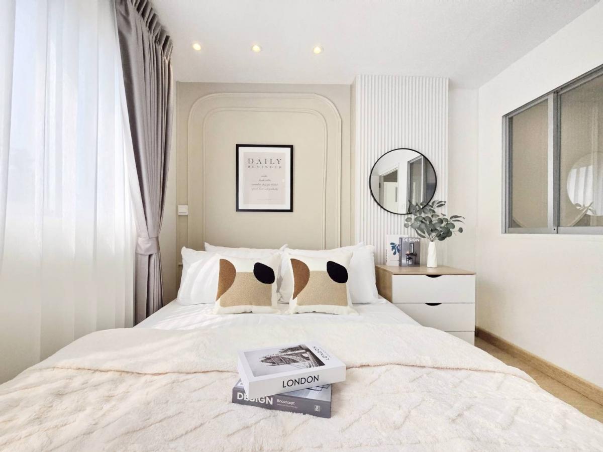 For SaleCondoLadprao101, Happy Land, The Mall Bang Kapi : 😲 Looking for a condo at All functions Big room feel Barrier is comfortable, not uncomfortable, good location, the front building does not have to walk far!  Must be here! 🏡 Lumpini Center Nawamin