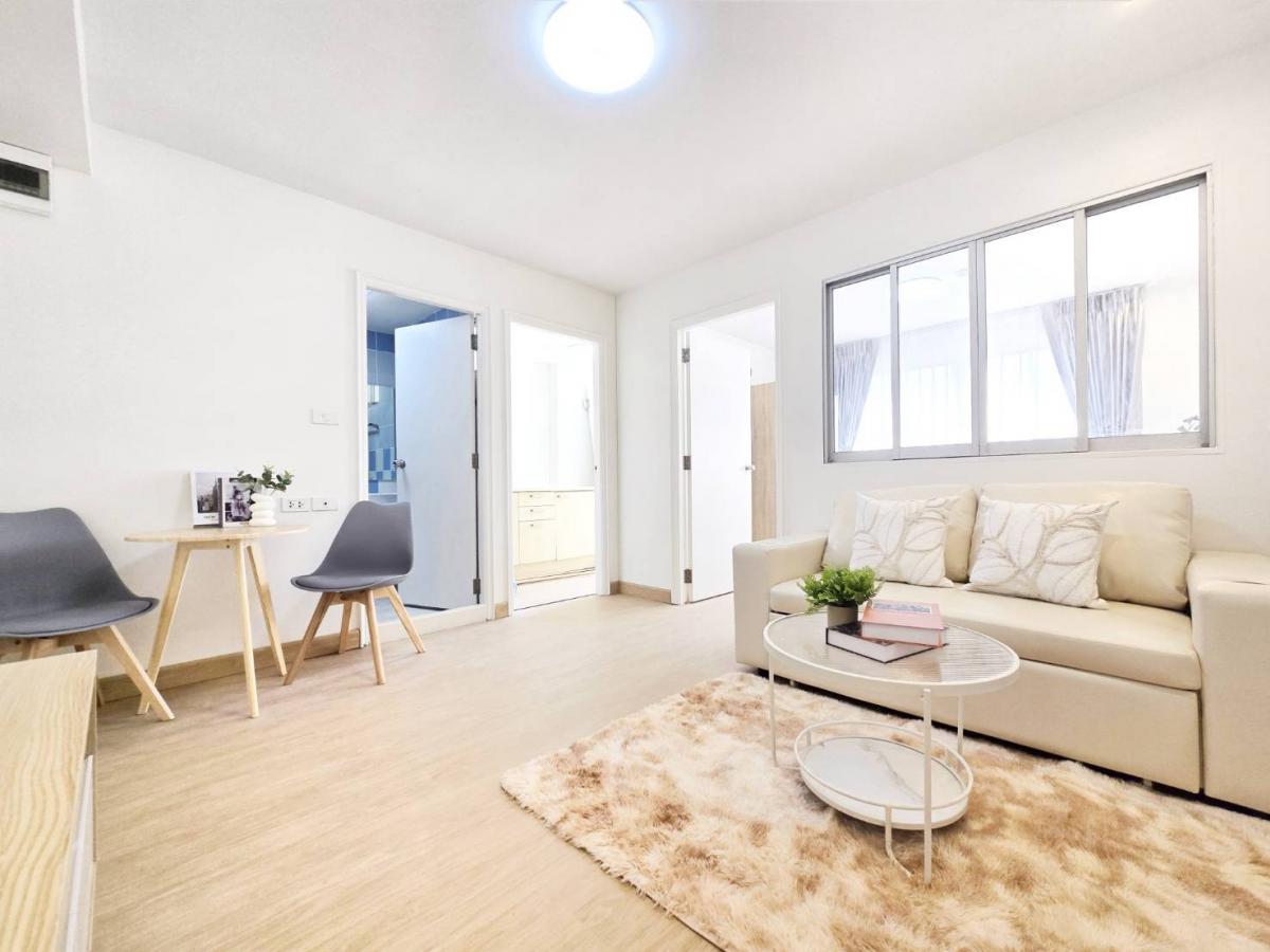 For SaleCondoLadprao101, Happy Land, The Mall Bang Kapi : 😲 Looking for a condo at All functions Big room feel Barrier is comfortable, not uncomfortable, good location, the front building does not have to walk far!  Must be here! 🏡 Lumpini Center Nawamin