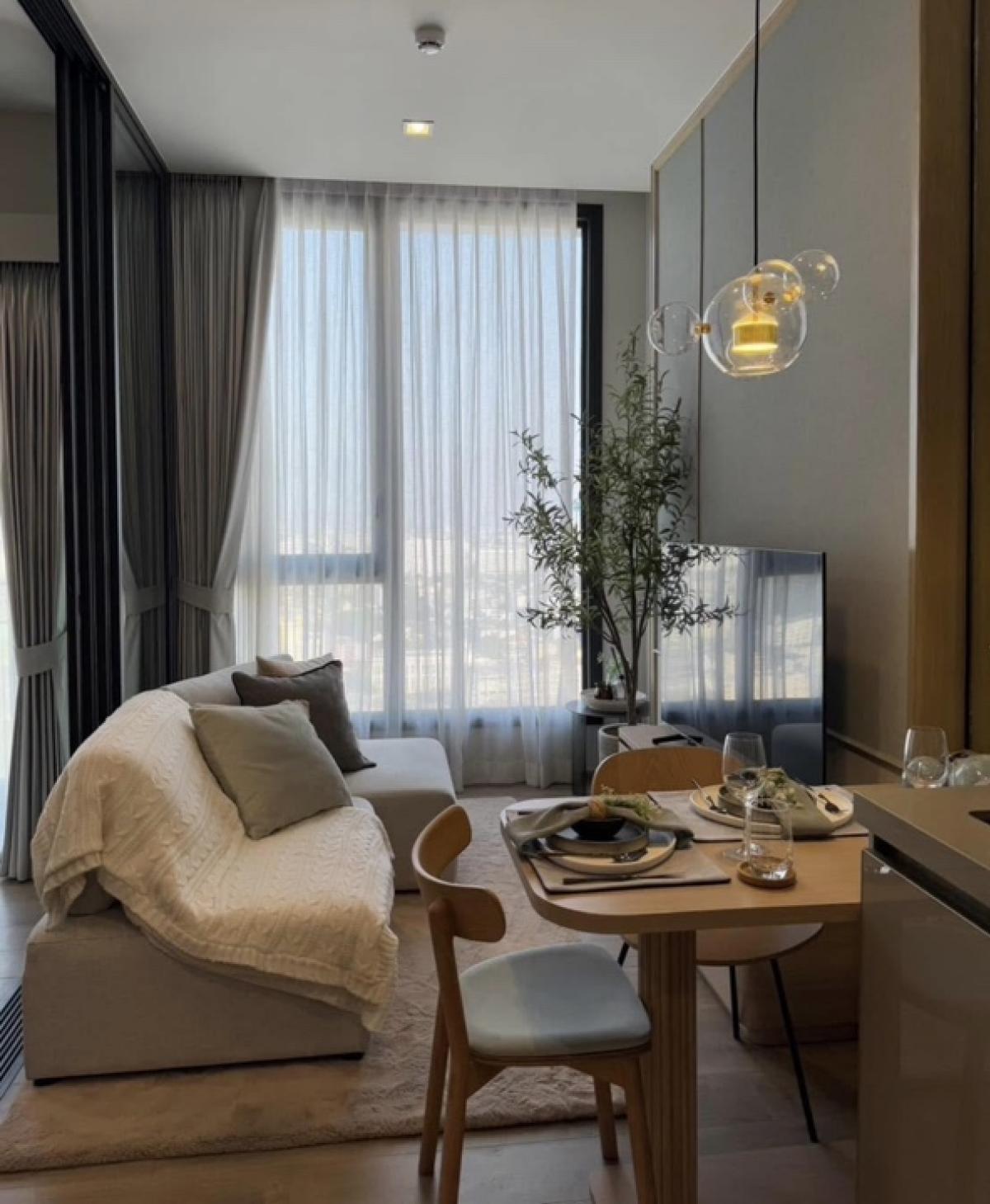 For RentCondoLadprao, Central Ladprao : ⭐️ (A0120) For Rent 🏢The Crest Park Residences 1 Bedroom 1 Bathroom30K Per Month