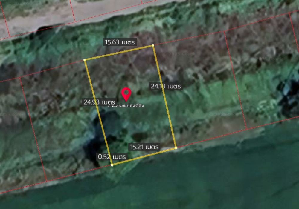 For SaleLandPathum Thani,Rangsit, Thammasat : Land for sale in Rangsit Khlong 13, size 1 work (100 sq.w.), width 15 meters, price 400,000 baht