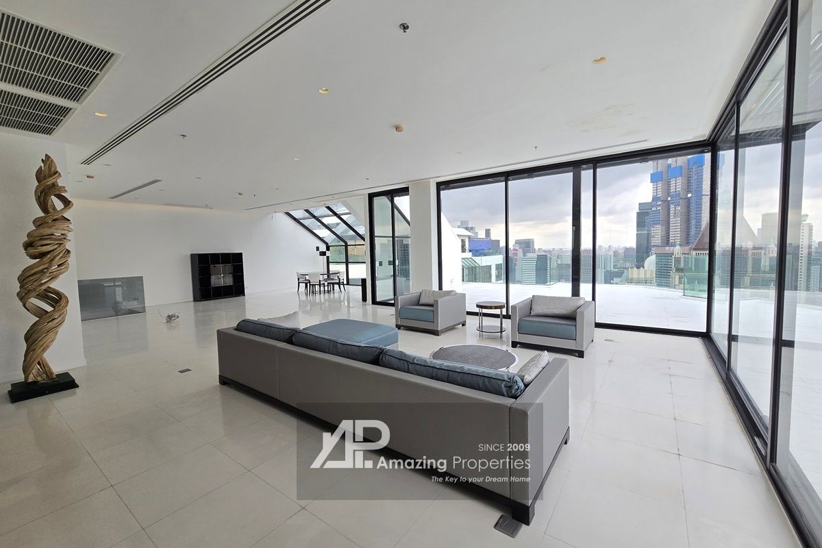 ขายคอนโดสาทร นราธิวาส : เพนเพล็กซ์เพ็นเฮาส์ Sathorn ที่น่าตื่นตาตื่นใจ | 4 ห้องนอน ระเบียงขนาดใหญ่