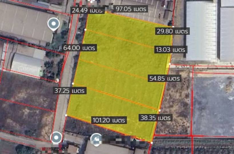 For SaleLandMahachai Samut Sakhon : Suan Luang Krathum Baen Land 8-2-80 Sq. Purple Plan