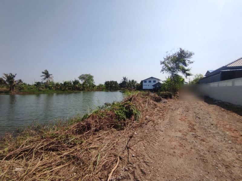 For SaleLandLadkrabang, Suwannaphum Airport : Land for sale (at Bueng), 2 rai 2 ngan 43 sq.w., Thap Yao Road, Lat Krabang District, Bangkok