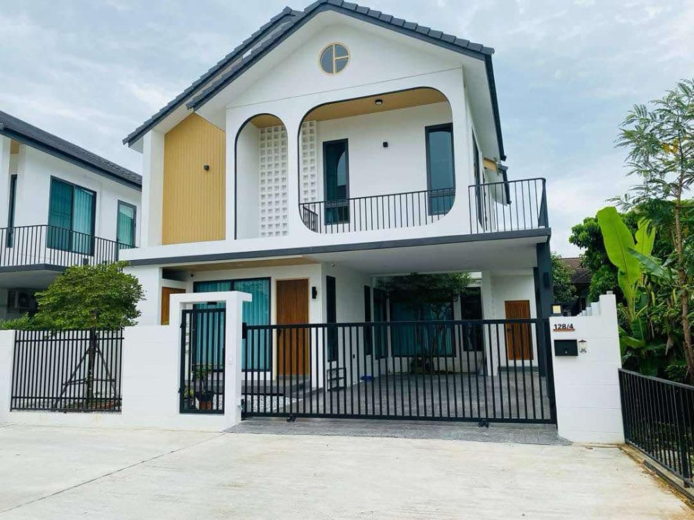 For SaleHouseChiang Mai : Smart Home | Modern Minimalist Standalone house (not in a gated community), flood-free area