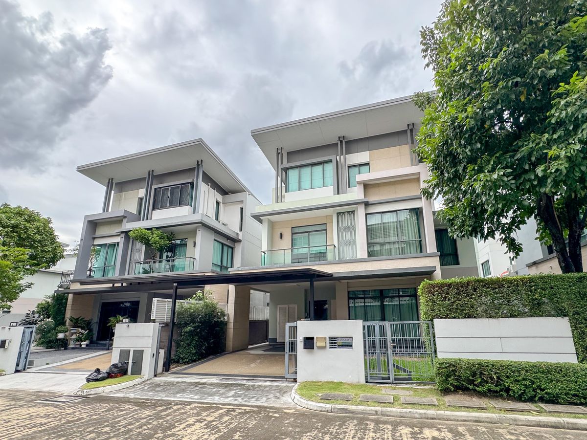 ขายบ้านเกษตร นวมินทร์ ลาดปลาเค้า : 🔥ขายด่วน ตกแต่งพร้อมอยู่🔥บ้านเดี่ยว3ชั้น Narasiri Topiary Nawamin ขนาด 63.2 ตร.วา 4ห้องนอน/5ห้องน้ำ Fully Furnished ตกแต่งพร้อมอยู่ ทำเลดีใกล้ทางด่วนเอกมัย-รามอินทรา
