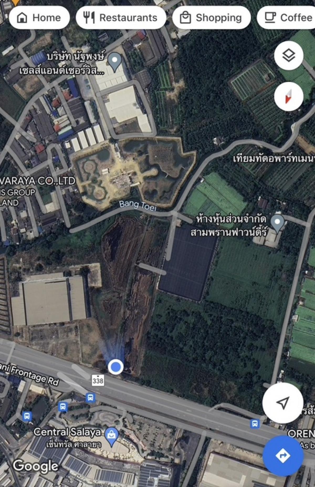 ขายที่ดินพุทธมณฑล ศาลายา : ที่ดินเปล่า ตรงข้ามเซ็นทรัลศาลายา ติดถนนบรมราชชนนี  ฝั่งขาออกจากกรุงเทพ