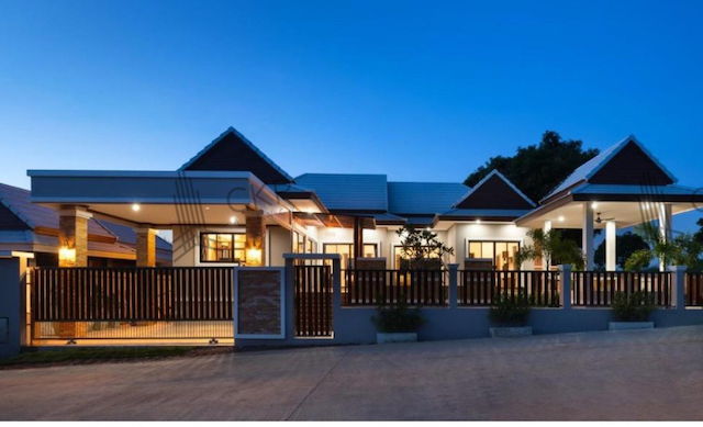For SaleHouseHuahin, Prachuap Khiri Khan, Pran Buri : Single house, reduced by a million, Thongsuk Pool Villa, Pranburi, with private swimming pool, near the sea and mountains.
