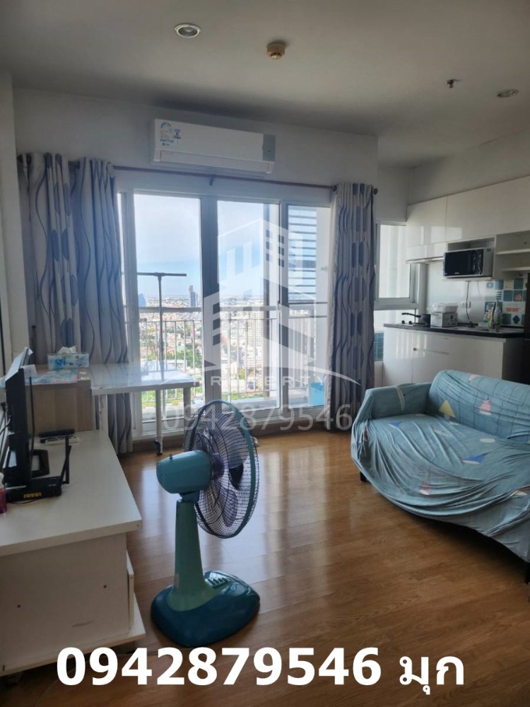 ให้เช่าคอนโดท่าพระ ตลาดพลู วุฒากาศ : ให้เช่า parklandgrand ตากสิน ชั้น 34 ขนาด 35 ตรม 1 Bed  พร้อมให้เช่า เมษา