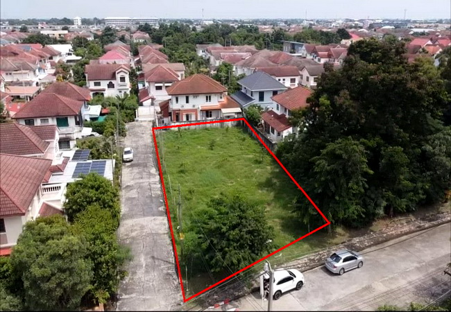 For SaleLandPathum Thani,Rangsit, Thammasat : Land for sale, Siwalee Village 1, Rangsit Khlong 2, area 227 sq.w.