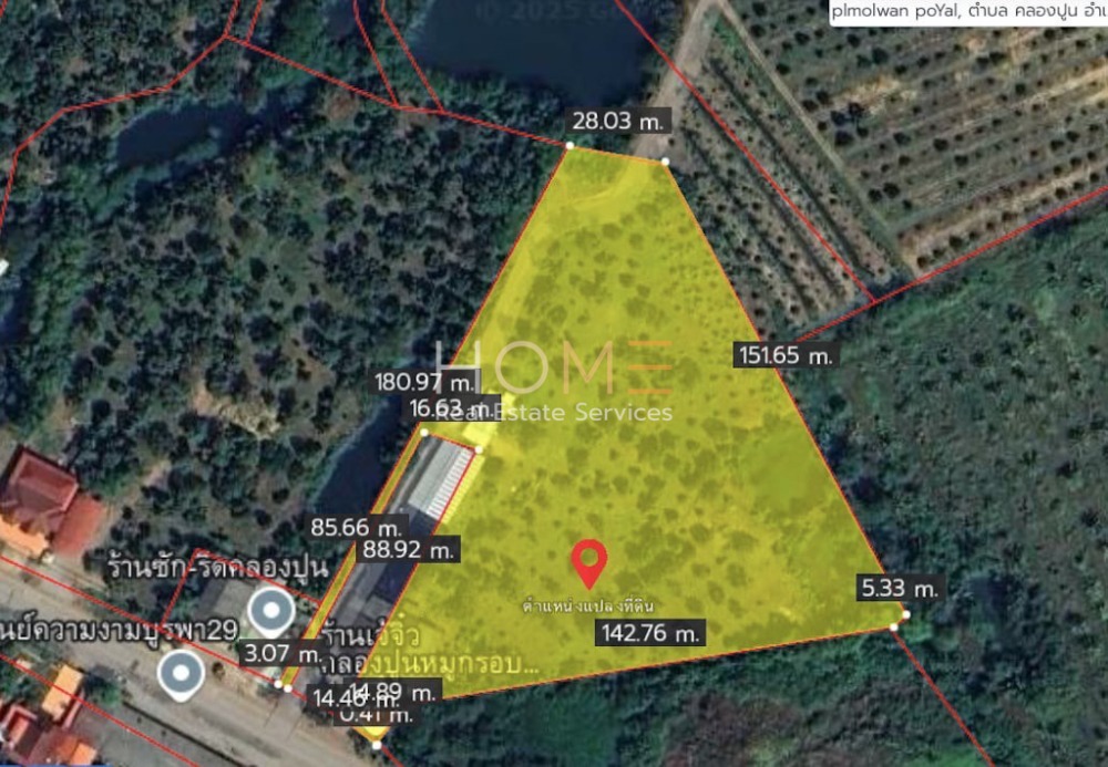 For SaleLandRayong : Land with Durian garden, Ban Phe Rayong / (Sell), Land with Durian Orchard Ban Phe Rayong / (Sale) Newc431