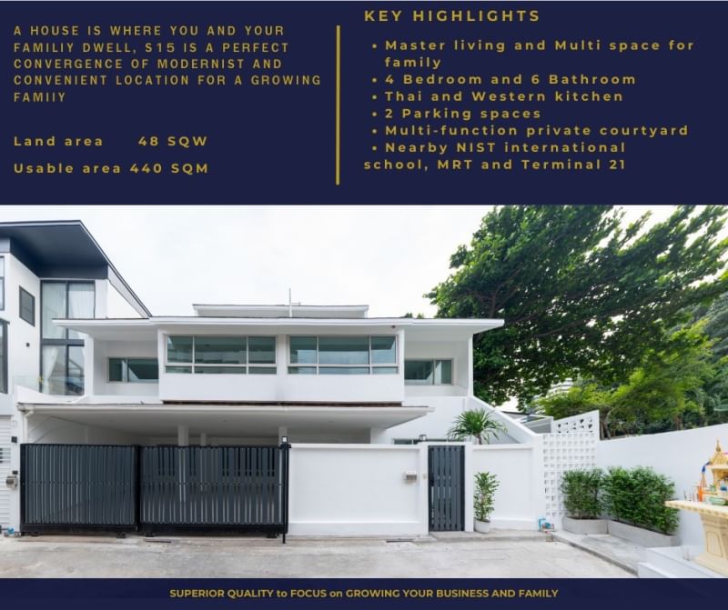 For SaleTownhomeSukhumvit, Asoke, Thonglor : Townhome Sukhumvit 15 / 3 - Story (SALE) PALM853