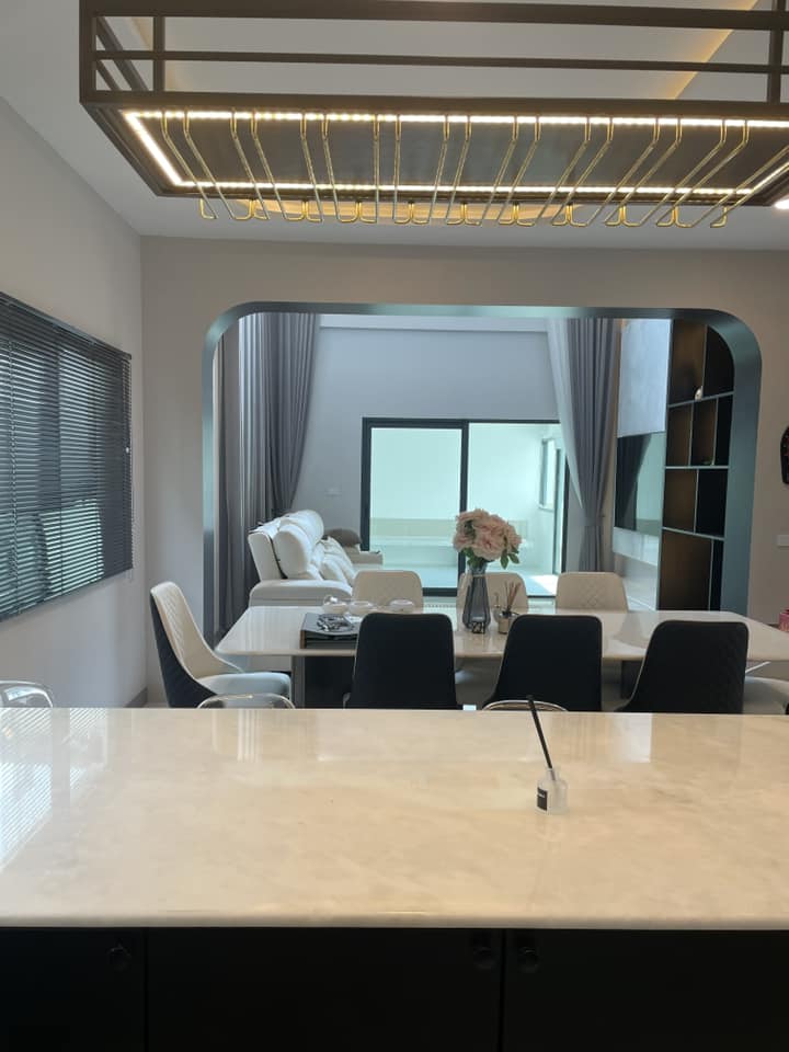 For RentHouseBangna, Bearing, Lasalle : K-6205 Urgent for rent! The City Bangna, new project, beautiful house, good location, next to Mega Bangna