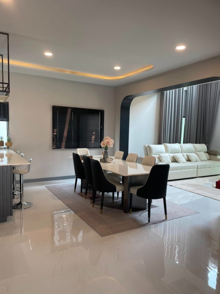 For RentHouseBangna, Bearing, Lasalle : K-6205 Urgent for rent! The City Bangna, new project, beautiful house, good location, next to Mega Bangna
