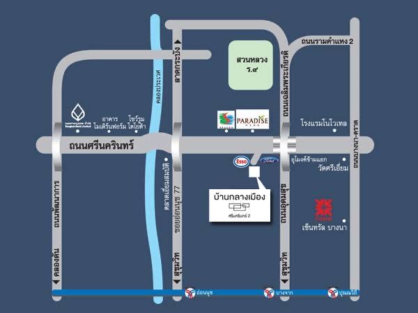 ให้เช่าทาวน์โฮมพัฒนาการ ศรีนครินทร์ : For Rent ทาวน์โฮม 3 ชั้น บ้านกลางเมือง เออร์บาเนี่ยน ศรีนครินทร์ /3 ห้องนอน 3 ห้องน้ำ 2 ที่จอดรถ