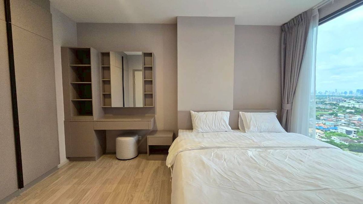 For RentCondoBangna, Bearing, Lasalle : NEW ROOM I 1 Bedroom 37sqm @IDEO MOBI SUKHUMVIT EASTPOINT @BTS bangna 18,000 Per Month