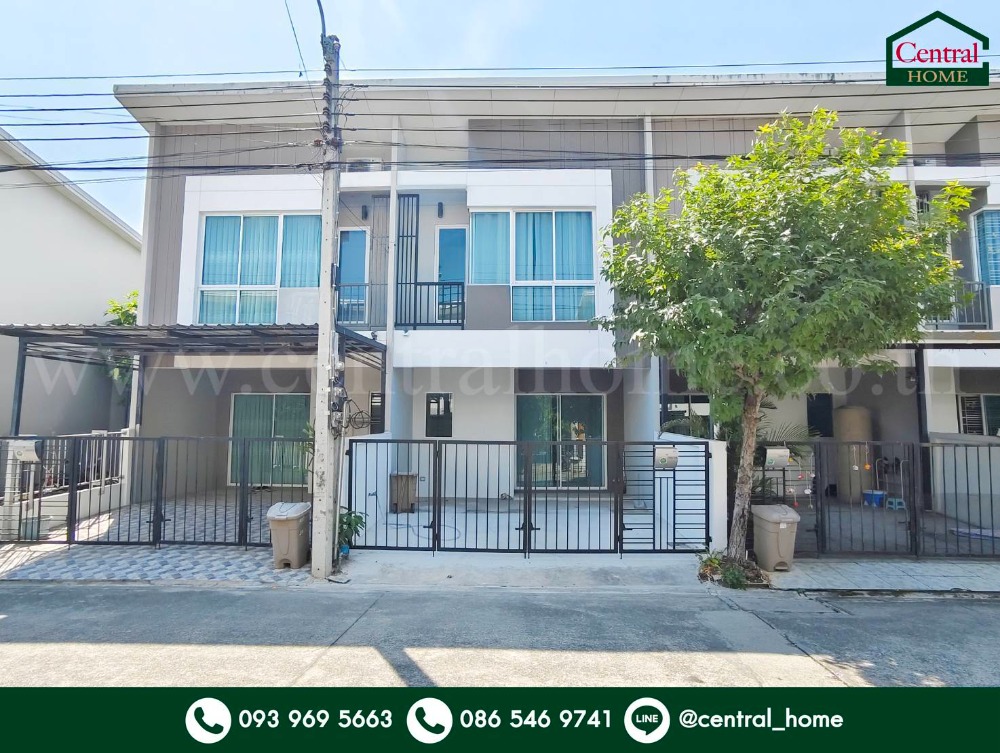 For SaleTownhomeNawamin, Ramindra : Townhouse, City Sense Village, Ram Intra, kitchen extension, ready to move in, cheap price