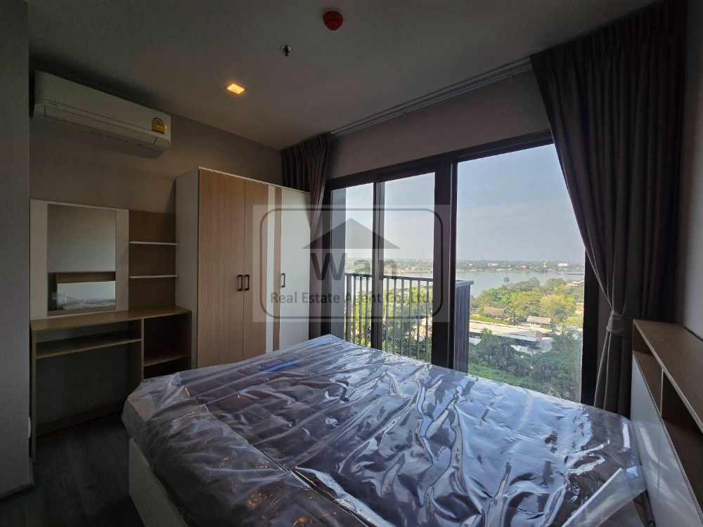 For RentCondoRattanathibet, Sanambinna : For rent Politan Aqua, size 30 sq m, river view, new room, economical price
