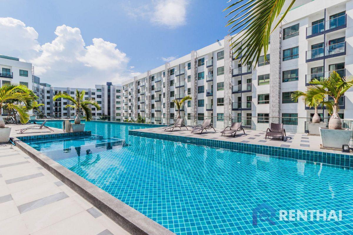 For SaleCondoPattaya, Bangsaen, Chonburi : 2bed fully-furnished condo at Pattayas Arcadia Beach Resort,