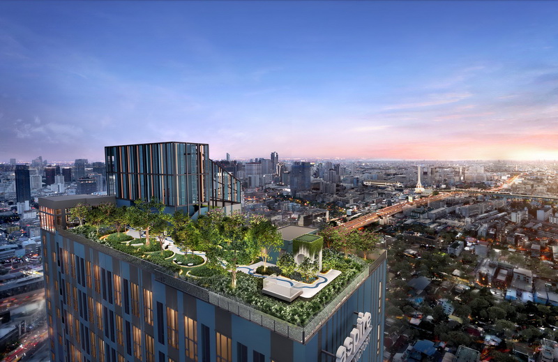 Sale DownCondoAri,Anusaowaree : Urgent (Down payment sale) Vertiplex Aspire Vibha-Victory room near Victory Monument