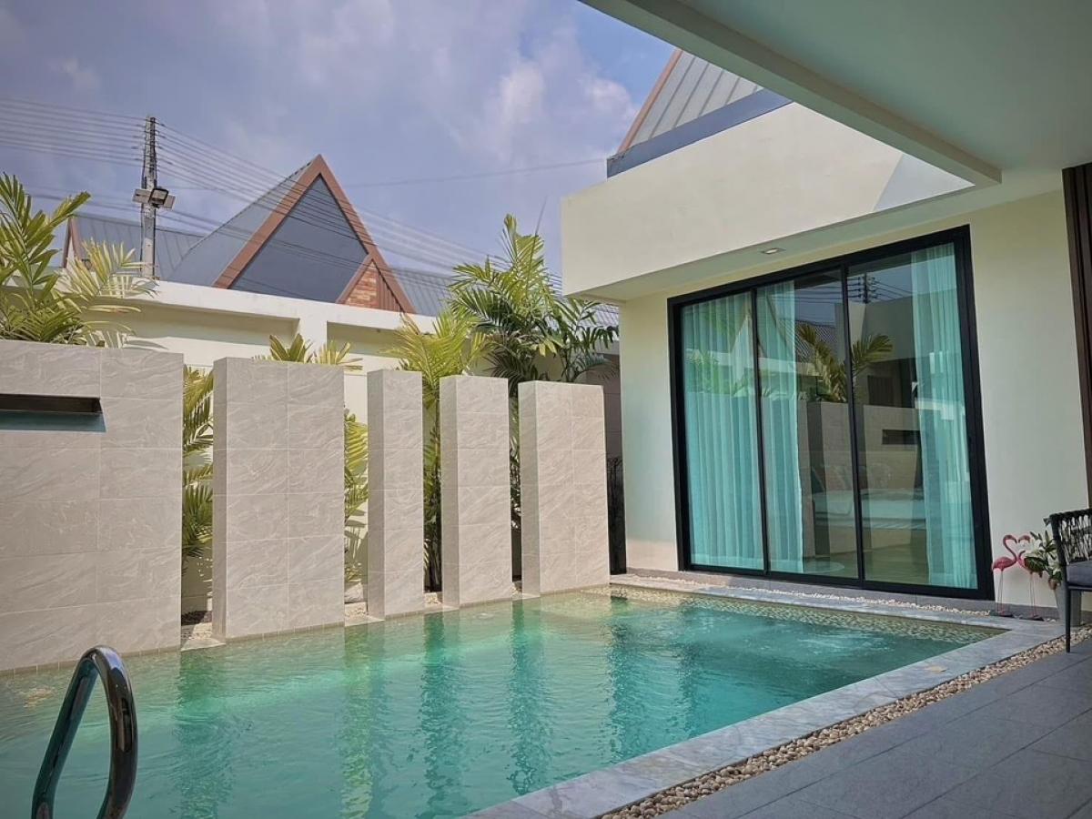 ขายบ้านพัทยา บางแสน ชลบุรี สัตหีบ : 📍บ้าน pool villa สวยทำเลดี อบอุ่น เงียบสงบ ในท่ามกลางธรรรมชาติ บ้านในโครงการ Villa Forestias (บ้านแม่ 4)