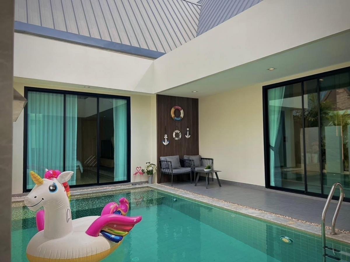 ขายบ้านพัทยา บางแสน ชลบุรี สัตหีบ : 📍บ้าน pool villa สวยทำเลดี อบอุ่น เงียบสงบ ในท่ามกลางธรรรมชาติ บ้านในโครงการ Villa Forestias (บ้านแม่ 4)