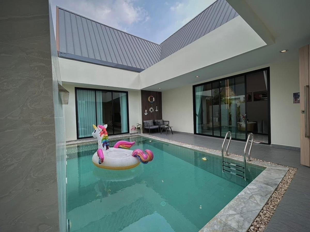 ขายบ้านพัทยา บางแสน ชลบุรี สัตหีบ : 📍บ้าน pool villa สวยทำเลดี อบอุ่น เงียบสงบ ในท่ามกลางธรรรมชาติ บ้านในโครงการ Villa Forestias (บ้านแม่ 4)