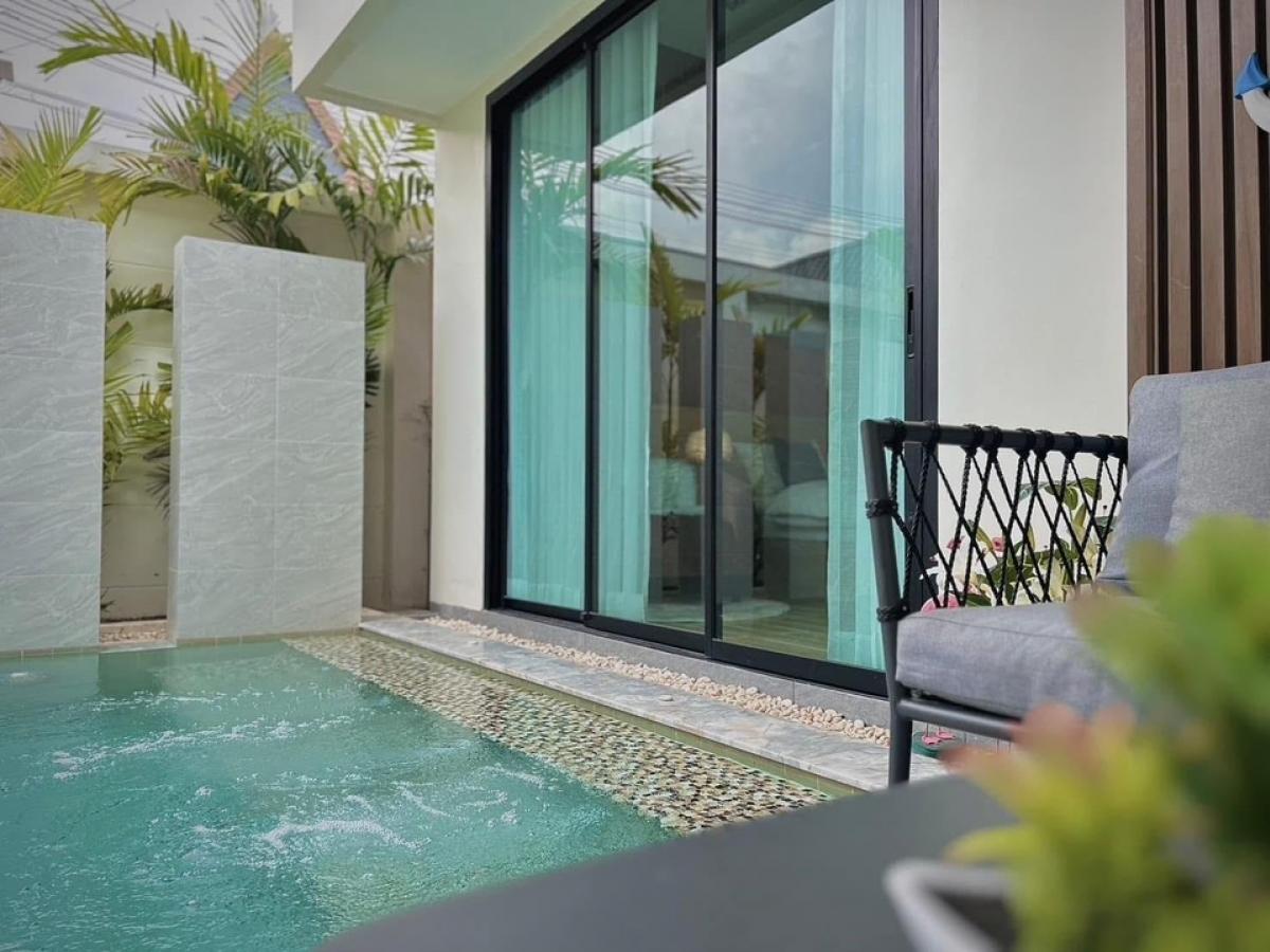 ขายบ้านพัทยา บางแสน ชลบุรี สัตหีบ : 📍บ้าน pool villa สวยทำเลดี อบอุ่น เงียบสงบ ในท่ามกลางธรรรมชาติ บ้านในโครงการ Villa Forestias (บ้านแม่ 4)