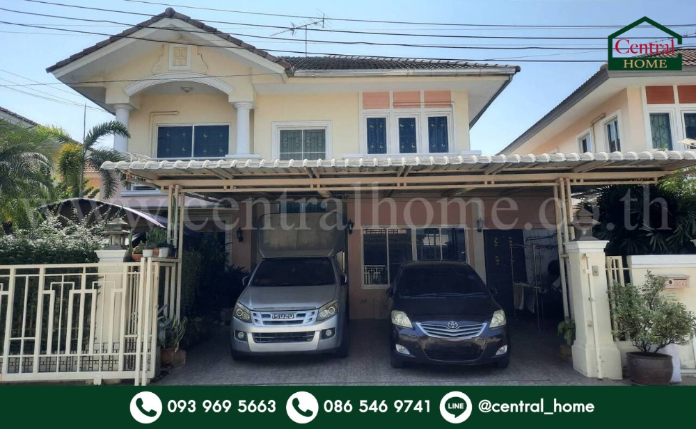 For SaleHouseNonthaburi, Bang Yai, Bangbuathong : Single house, Phasorn Village 14, Soi Kantana, near MRT Purple Line, Bang Yai Market Station