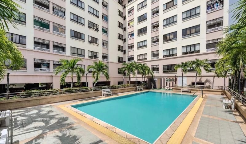 ให้เช่าคอนโดสาทร นราธิวาส : ให้เช่า ลุมพินี วิลล์ พระแม่มารี-สาทร เลขที่ 90/91 (วิวสระ)