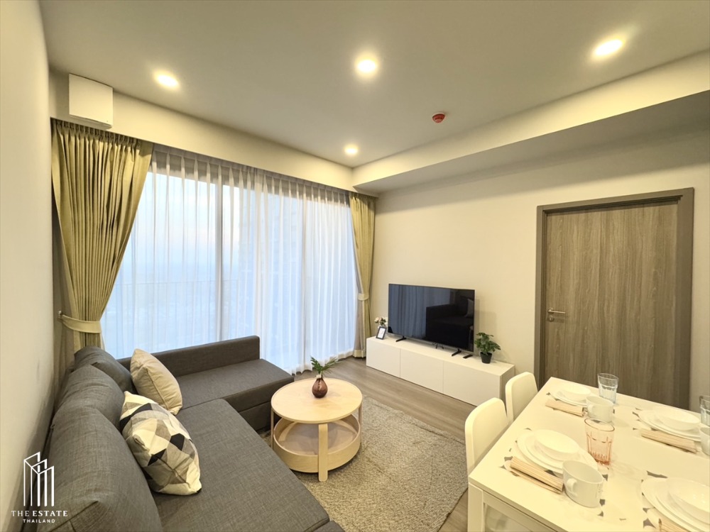 For RentCondoBangna, Bearing, Lasalle : For rent Whizdom The Forestias (Destinia) Room layout is wide-fronted, high floor, with a clear view of the natural garden of 30 rai @ 40,000 Baht